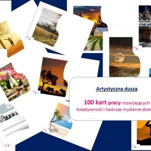 Artystyczna dusza- zestaw 100 kart pracy rozwijających kreatywność